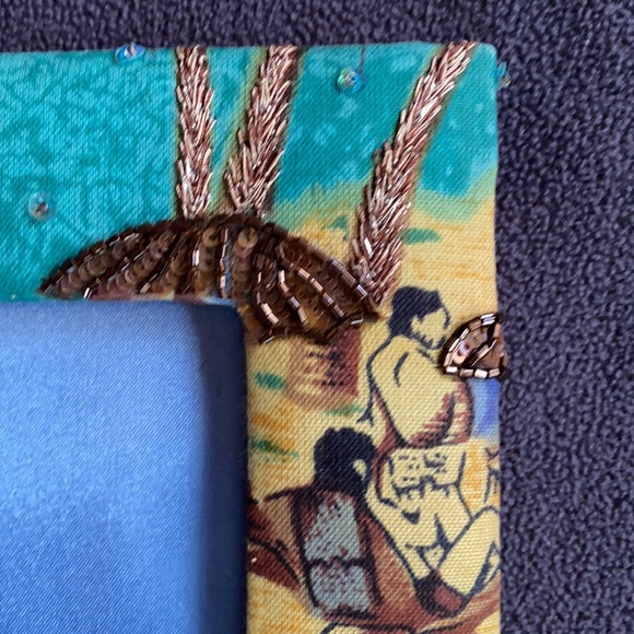 Photo Frame by Christiana Beaded Silk Brand New - Picture 8 of 12
